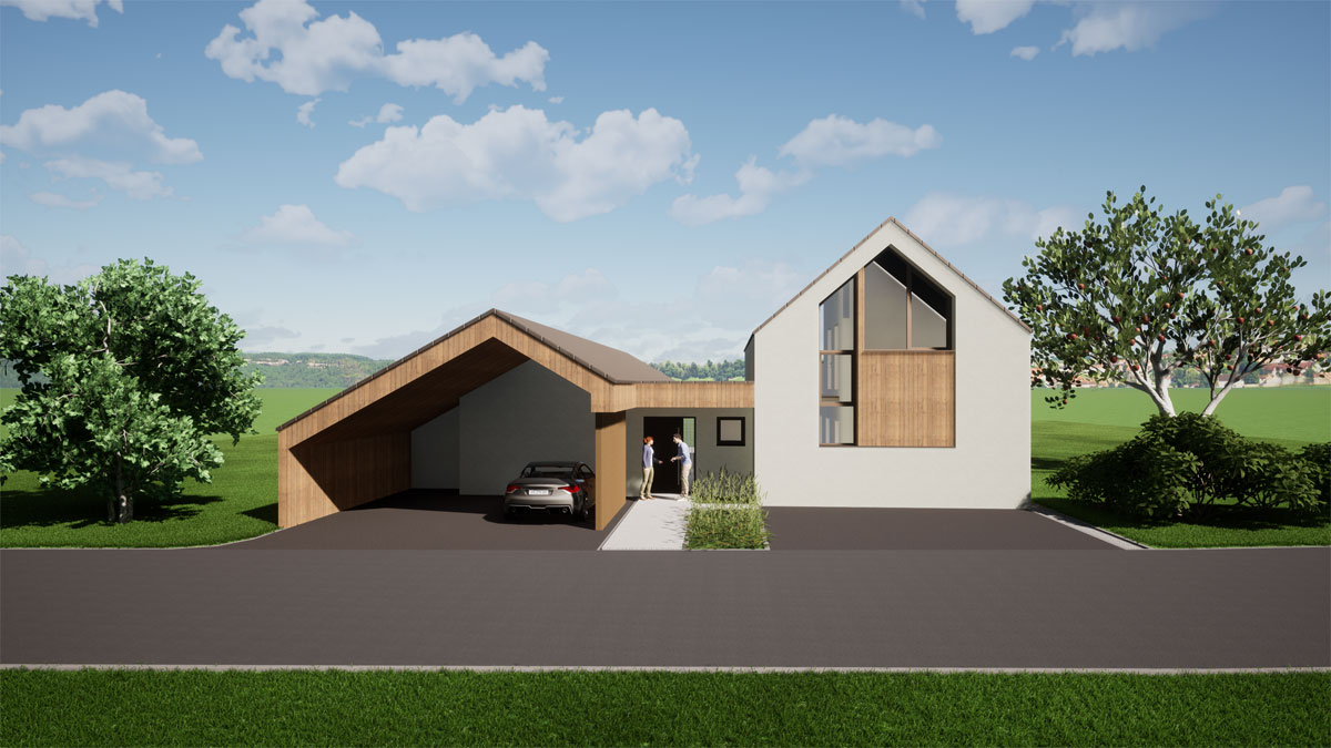 Wohnhaus Timelkam Garage