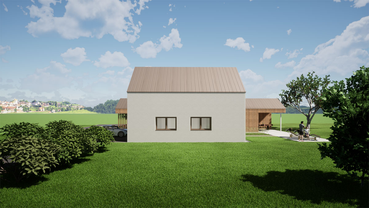 Wohnhaus Timelkam hintere Ansicht