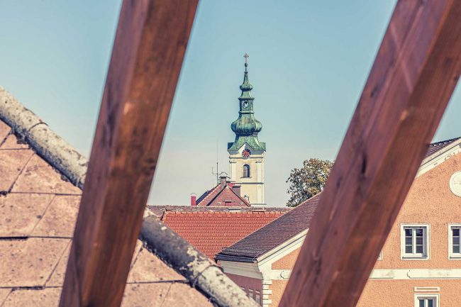 Holzinger Dachstuhl Detail