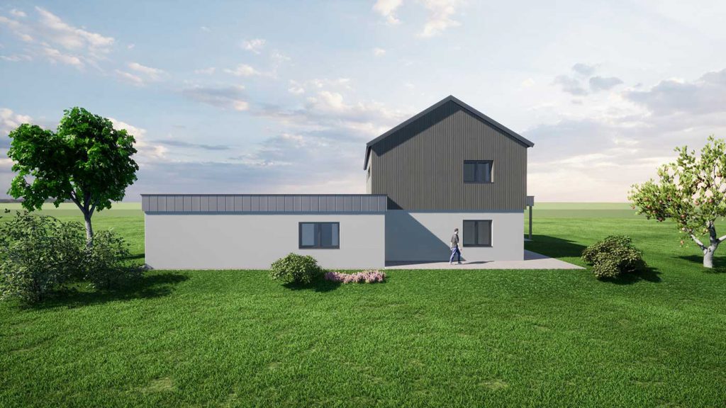 Wohnhaus St. Georgen Rückseite