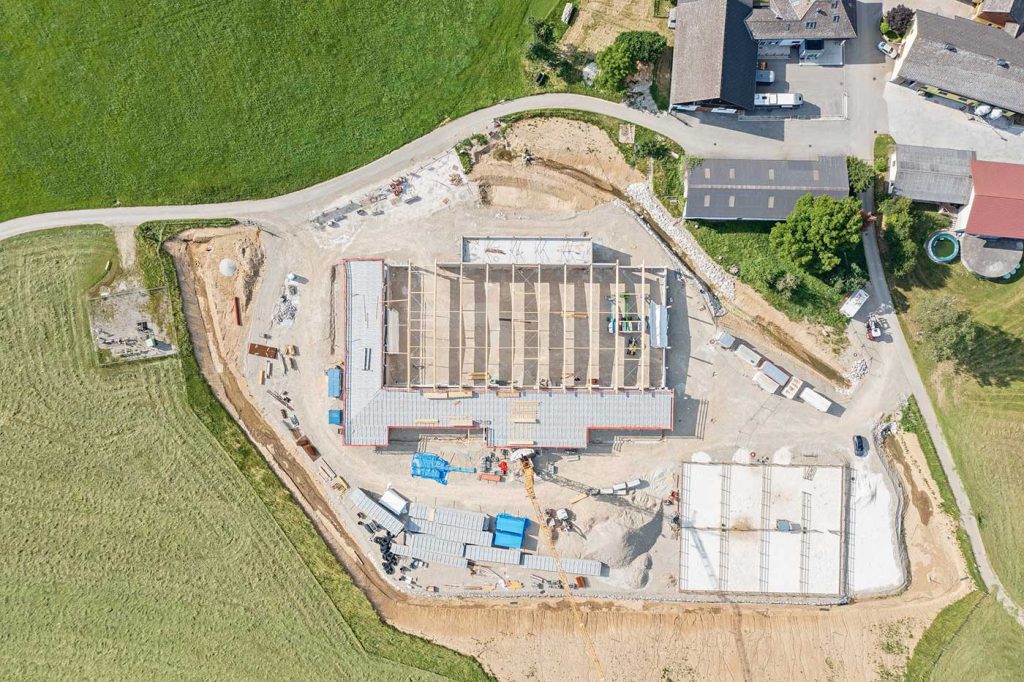 Reitanlage Drohnenfoto von oben