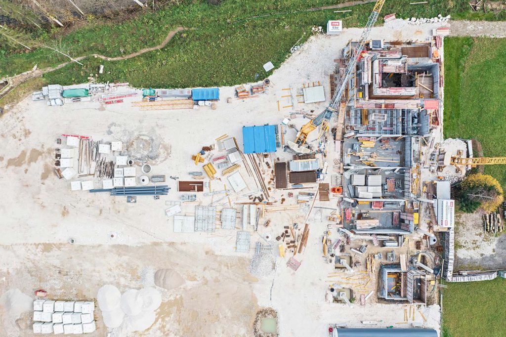 Sägewerk Reinthalmühle von oben