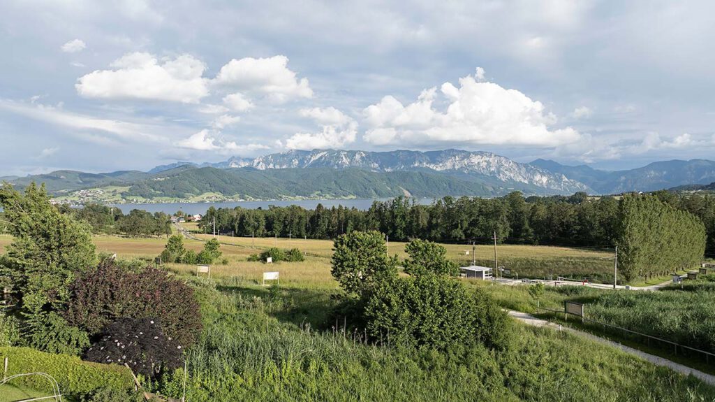 Baustelle Attersee - Ausblick