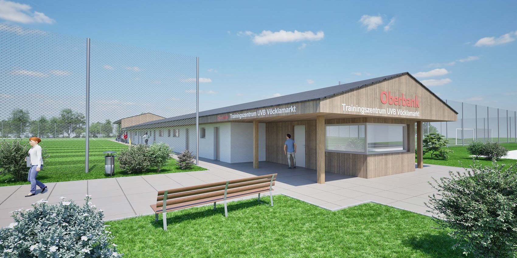 Visualisierung des Trainingszentrums der UVB Vöcklamarkt