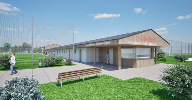 Visualisierung des Trainingszentrums der UVB Vöcklamarkt
