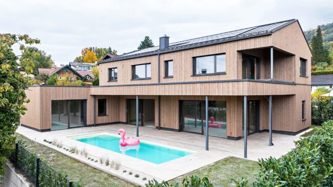 Massivholzvilla Birkengasse in Mondsee